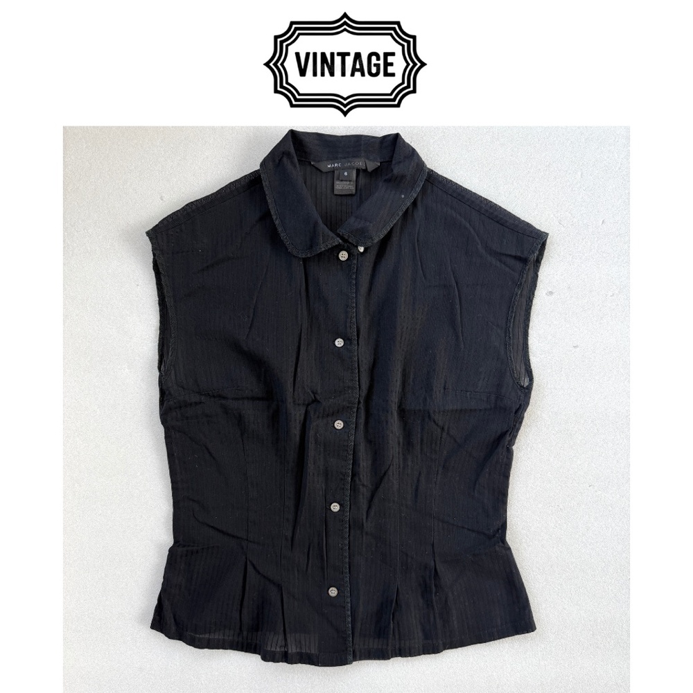VINTAGE Marc Jacobs Pinstripe Tank Top